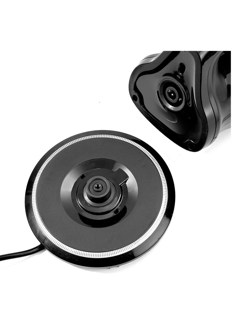 Steam Iron with Ceramic Soleplate, 380ml Water Tank, Powerful Steam Burst, Adjustable Thermostat, Shockproof Body,  Steam Vents for Even Heat Distribution, 380 ml 2400 W IN301 Black