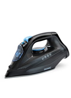 iSONIC Ceramic Soleplate Cordless Steam Iron With 2400.W-IN301/Black  - Image 4