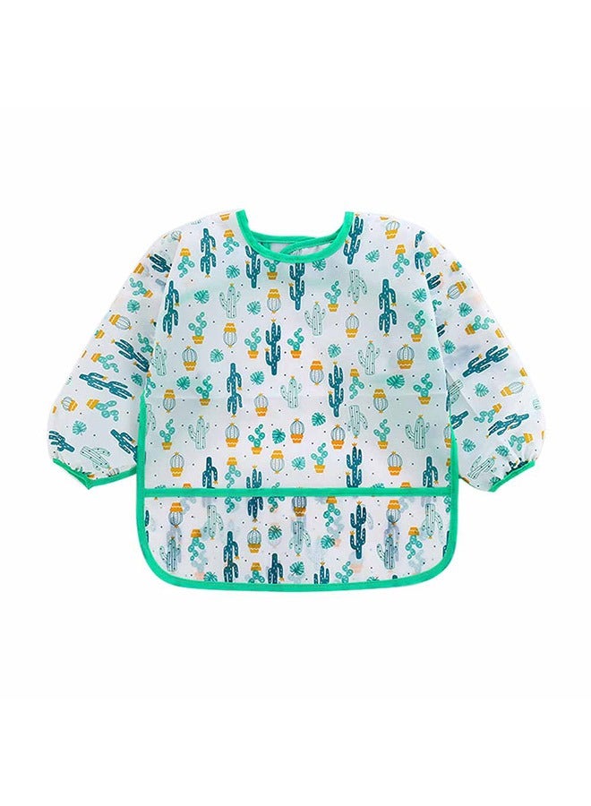 SOWUGI 2Pcs Set Waterproof Stain Resistant Drool Cloths Baby Bib Nursing Feeding Bibs Burp Cloths Bibs Drooling Bibs - Image 2