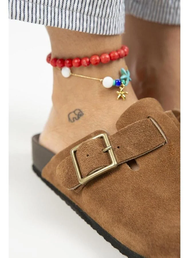Manijero  Zeta 2 Women's Genuine Leather Belted Buckle Sandal. for Women | Best Price UAE