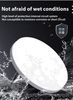 Lighting solutions Round Led Downlight Punch-Free Surface-Mounted Downlight Frameless Ceiling Light Energy Saving Aisle Led Light 72W 3000K 4000K 6500K  - Image 4
