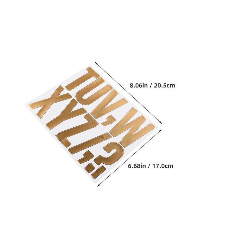 Self Adhesive Alphabet Letter Stickers 3 Inch Peel and Stick for Bulletin Boards 5 Sets - Image 3