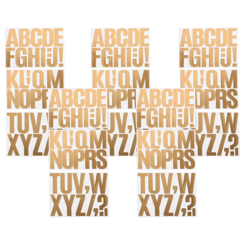 Self Adhesive Alphabet Letter Stickers 3 Inch Peel and Stick for Bulletin Boards 5 Sets - Image 2