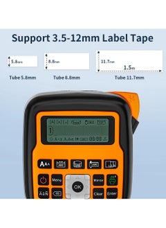 AROAQ Industrial Label Printer Portable Electronic Labeller 203dpi Compatible for Brother Heat Shrink Tube Printer for Wraping Cabel  - Image 3