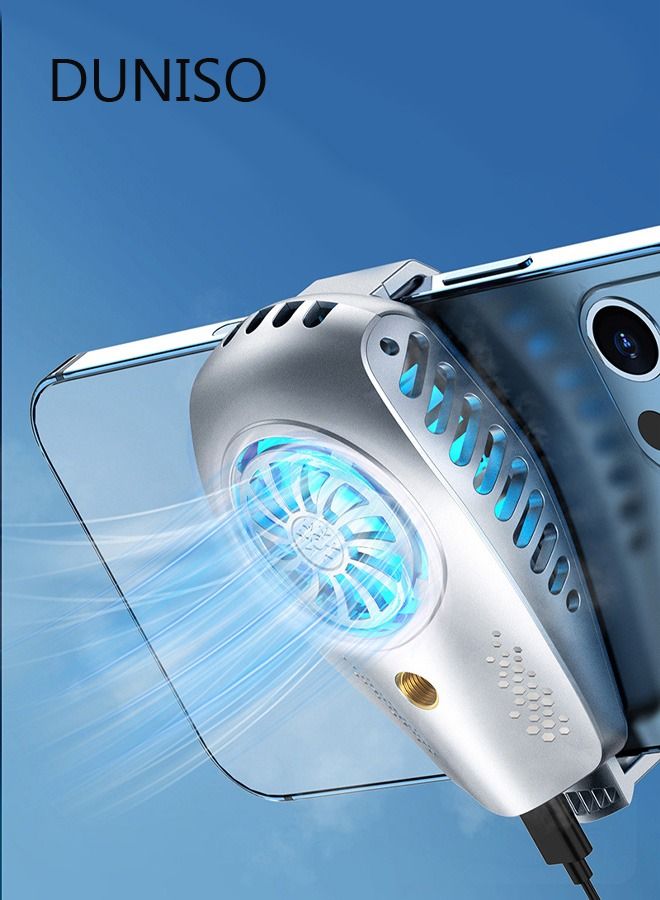 DUNISO Mobile Phone Radiator Portable Phone Radiator Semi-Conductor Cooling Chip Mobile Phone Cooling Fans Cellphone Cooling Fan Accessories for Game Player Tiktok Outdoor - Image 5