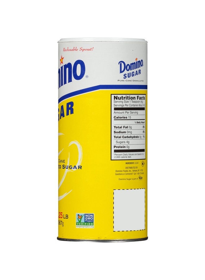 Domino White Granulated Pure Cane Sugar, 20 Oz Canister (Pack of 3) - Image 3