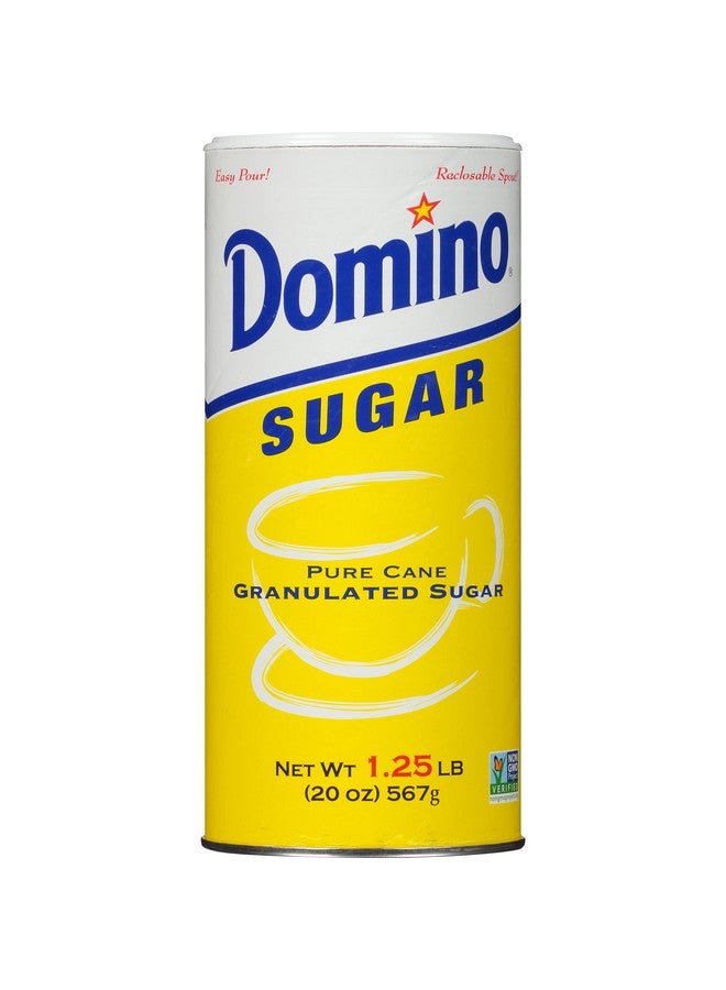 Domino White Granulated Pure Cane Sugar, 20 Oz Canister (Pack of 3) - Image 2