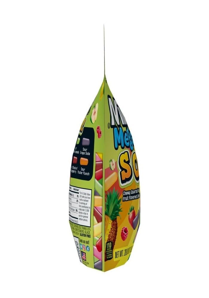 Mike & Ike Mike and Ike Mega Mix Sour Chewy Candy - 28.8 Ounces with 10 Assorted Flavors - Image 3