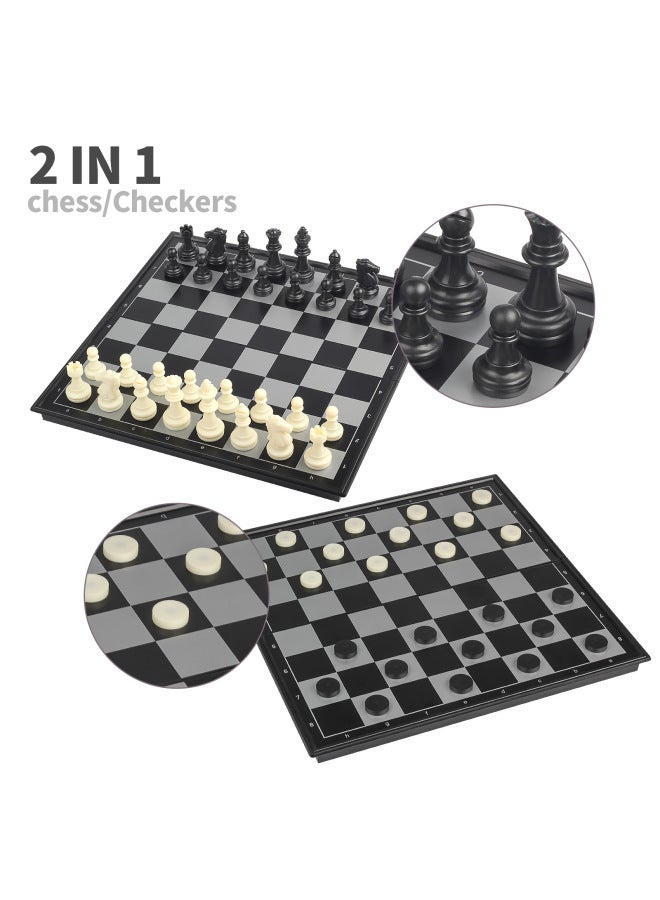 Cross-border Hot Sale Magnetic Chess Flying Chess Snake Chess Checkers Portable Foldable Board Desktop Game