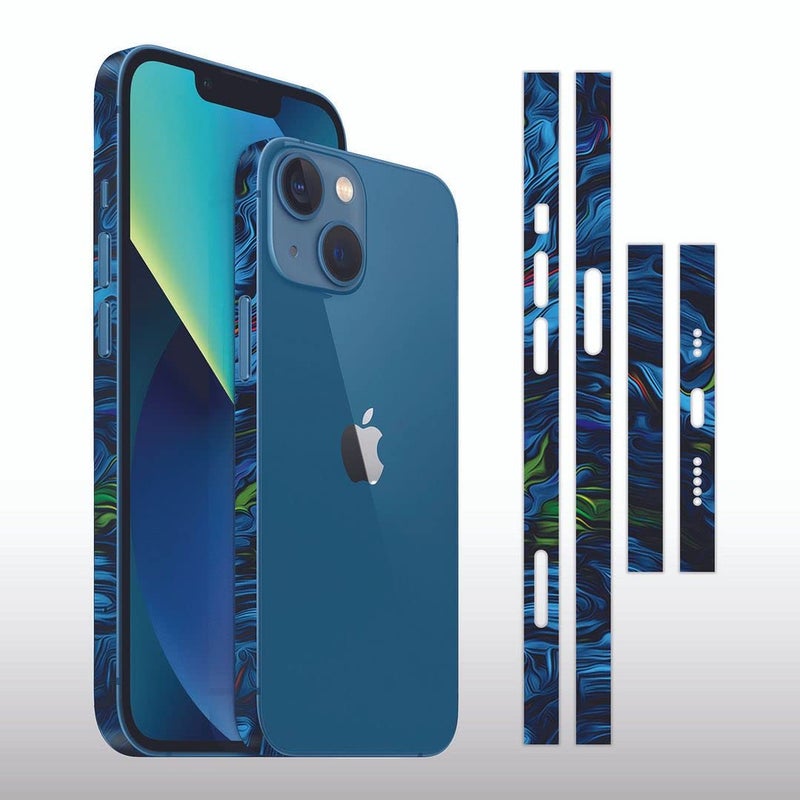 FCS Side Panel Vinyl Sticker Edge Side Skin Compatible for iPhone 13 | Crome Film Wrap Stickers | All Sidee Stickker Vinyl Protector Sticker (AA-5) - Image 1