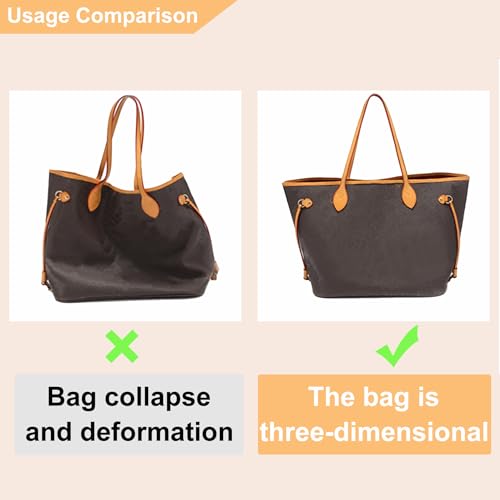 Doxo Purse Organizer Insert for Handbags Compatible with Speedy Neverfull PM City 30,Artois PM Tote bag(Medium,Black) - Image 3