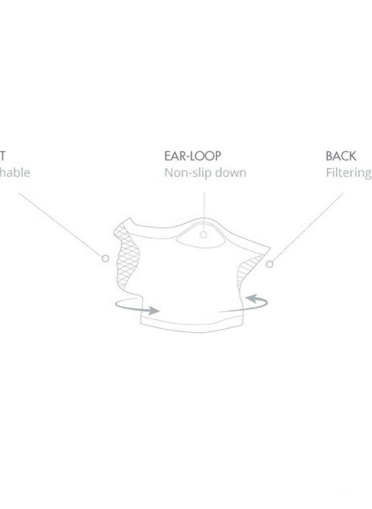 NAROO - 2-in-1 Reversible Breathable Windproof Neck Gaiter - Image 1