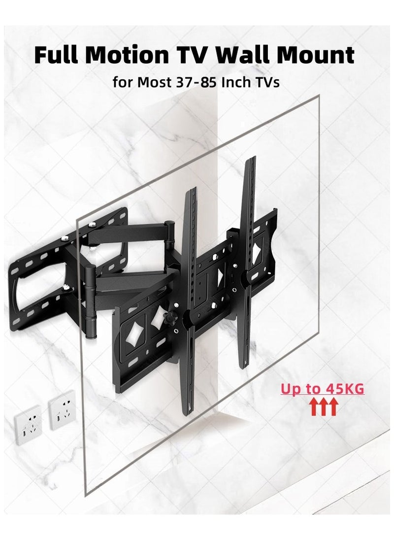 NANAO Full Motion TV Wall Mount TV Stand TV Hanger for Most 32-85 Inch TVs  - Image 2