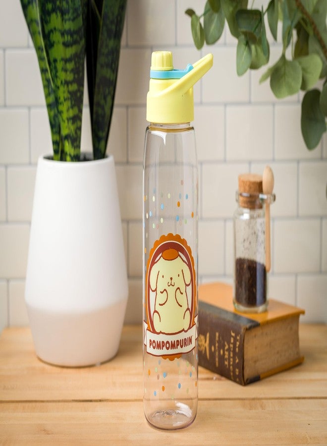 Silver Buffalo Sanrio Hello Kitty and Friends Pompompurin Dots Water Bottle with Screw Lid, 28 Ounces, Sanrio Pompompurin, 28oz - Image 2