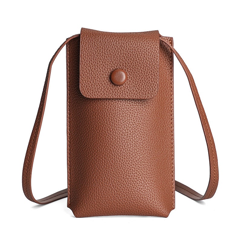 Women'S Mobile Phone Bag Wear-Resistant Pu Leather Mini Crossbody Bag Small Buckle Shoulder Bag 2023 New Crossbody Bag For Women - Image 1