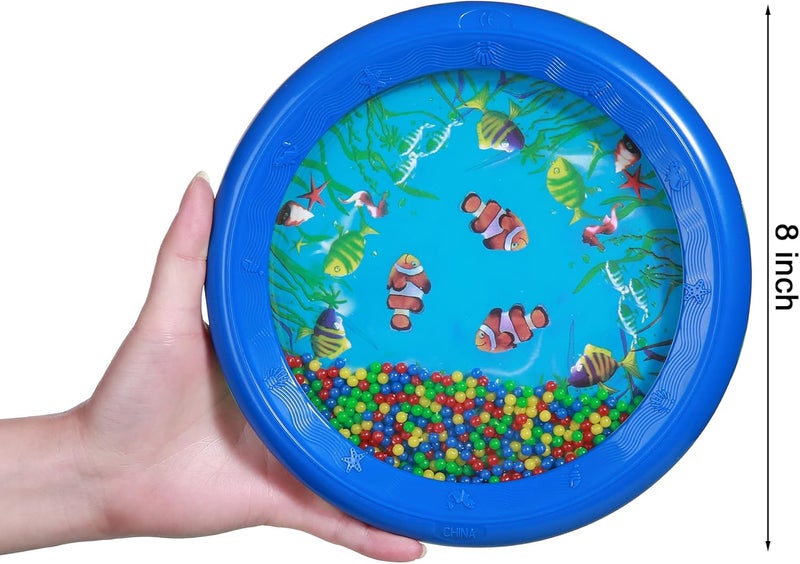 Mihey 2 Pcs Ocean Drums Wave Bead Drums Sea Sound Drums Musical Instruments for Kid Child Baby  - Image 3