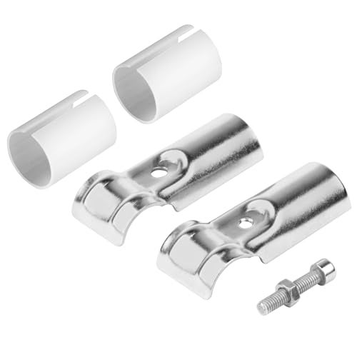eoere 10 Sets T Pipe Connector Tee Clamps, Fits OD 1.000" Round Tube and 3/4" EMT, Stainless Steel - Image 4