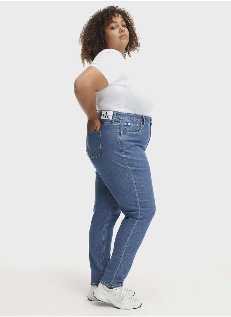 CALVIN KLEIN JEANS PLUS High Waist Mom Jeans