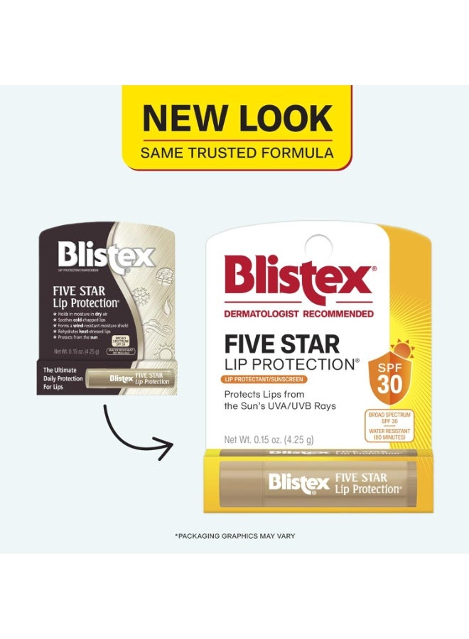 Blistex Five Star Lip Protection SPF 30 0.15 oz - Image 3