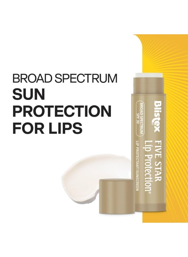 Blistex Five Star Lip Protection SPF 30 0.15 oz - Image 1