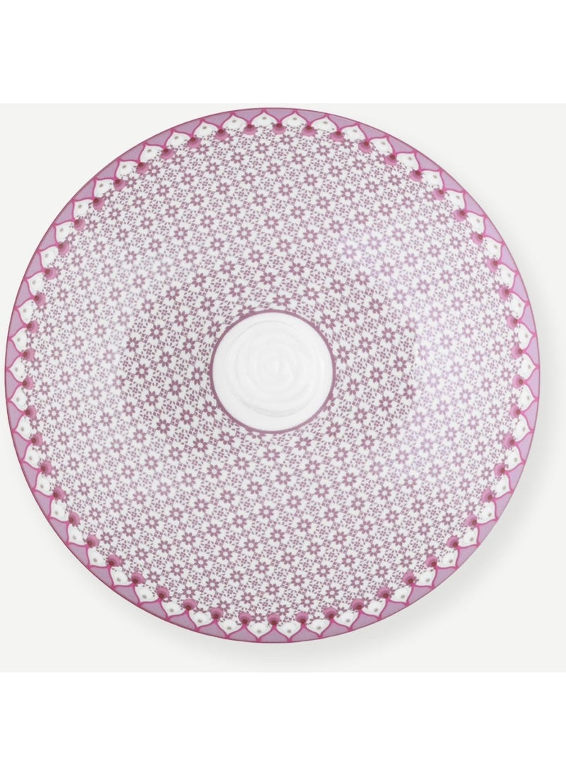 Pip Studio - Lily & Lotus Purple Porcelain Storage Box 1500 ml - Image 1