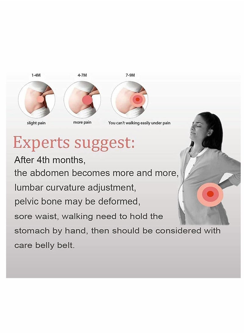 Excefore - Maternity Belt Pregnancy Support Belt Belly Band Relieve Lower Back, Pelvic and Hip Pain, Breathable, Adjustable - Image 1