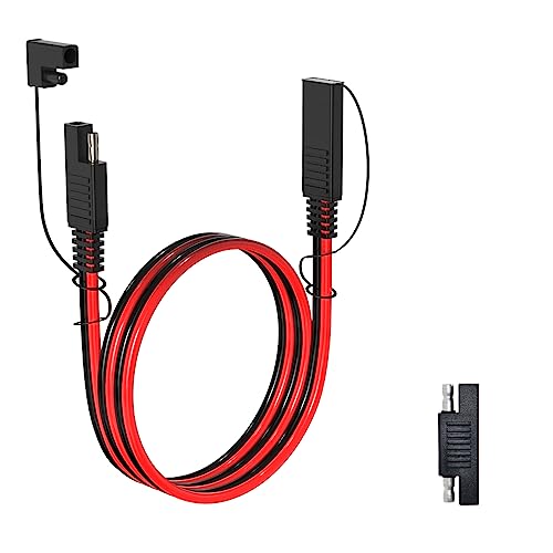 ELFCULB 3FT SAE Extension Cable - 3/6/10/20/35/50FT Quick Disconnect Wire Harness with SAE Connector for Automotive, RV, Solar Panel - Image 1