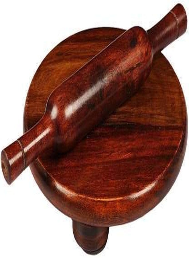 MR Indian Wooden Chakla Belan for Kitchen Combo || Rolling Pin and Chakla || Roti Maker/Phulka Chapati Maker/Wooden Rolling Pin/Belan for Kitchen (Chakla Belan Set)| @10.98.775