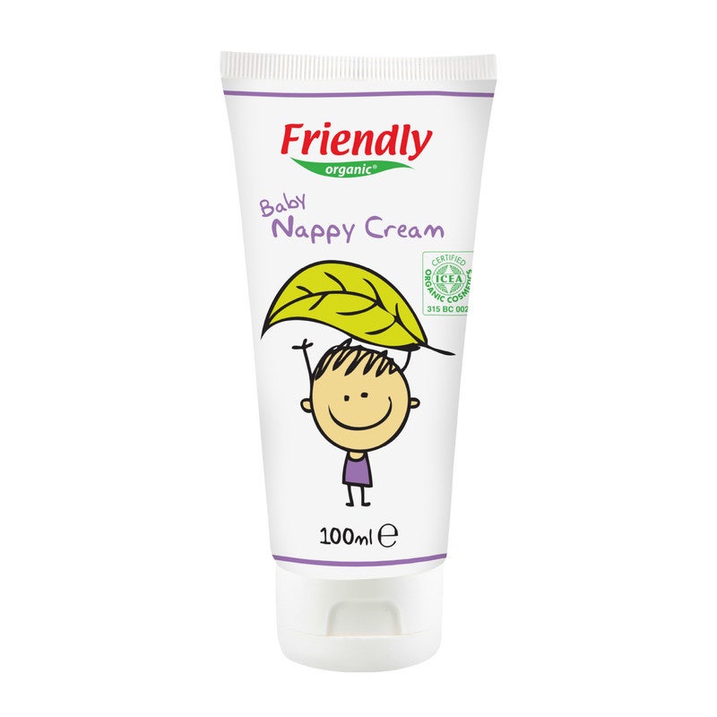 Friendly Organic 100ml Baby Nappy Cream - Image 2