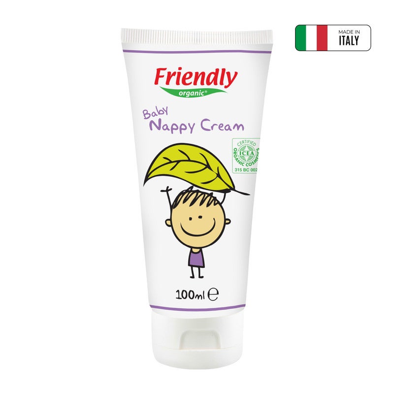 Friendly Organic 100ml Baby Nappy Cream - Image 1