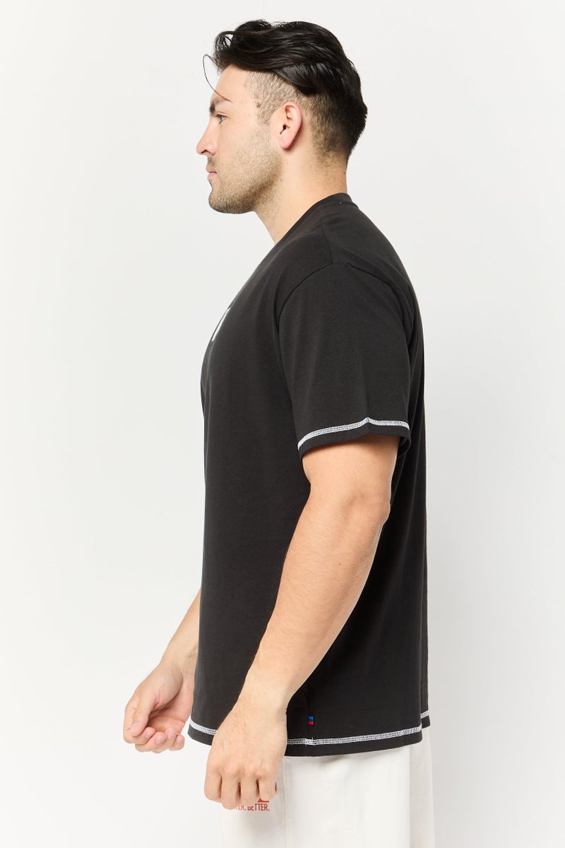 PUMA Puma x BMW Motorsport Men Sportwear Fit Short Sleeves Outdoor T-Shirt, Black  - Image 3