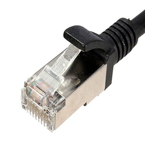 ANRANK Ethernet Extension Cable, EC45030AK RJ45 Male to Female Ethernet LAN Network Extension Cable Black - 1FT/0.3M - Image 4