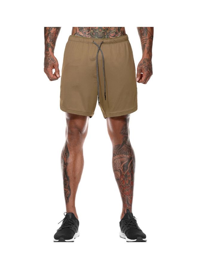 NIBEMINENT 2-In-1 Athletic Shorts With Pockets L - Image 1