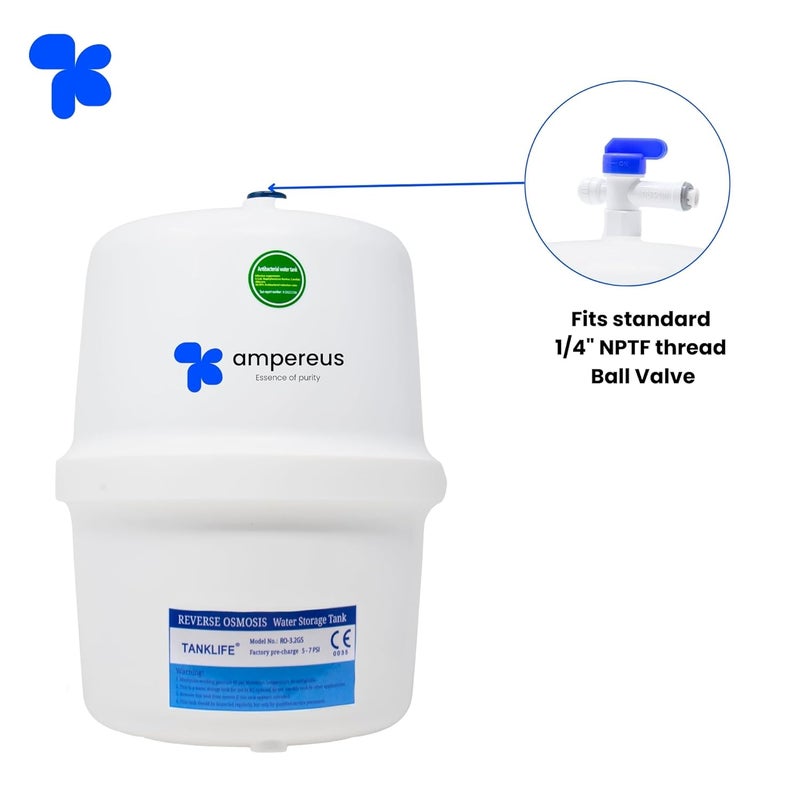 AMPEREUS خزان ضغط المياه من أمبيريوس لتنقية المياه بالتناضح العكسي 32 35 1 - Image 3