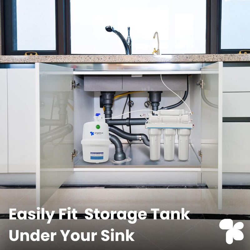 AMPEREUS خزان ضغط المياه من أمبيريوس لتنقية المياه بالتناضح العكسي 32 35 1 - Image 4