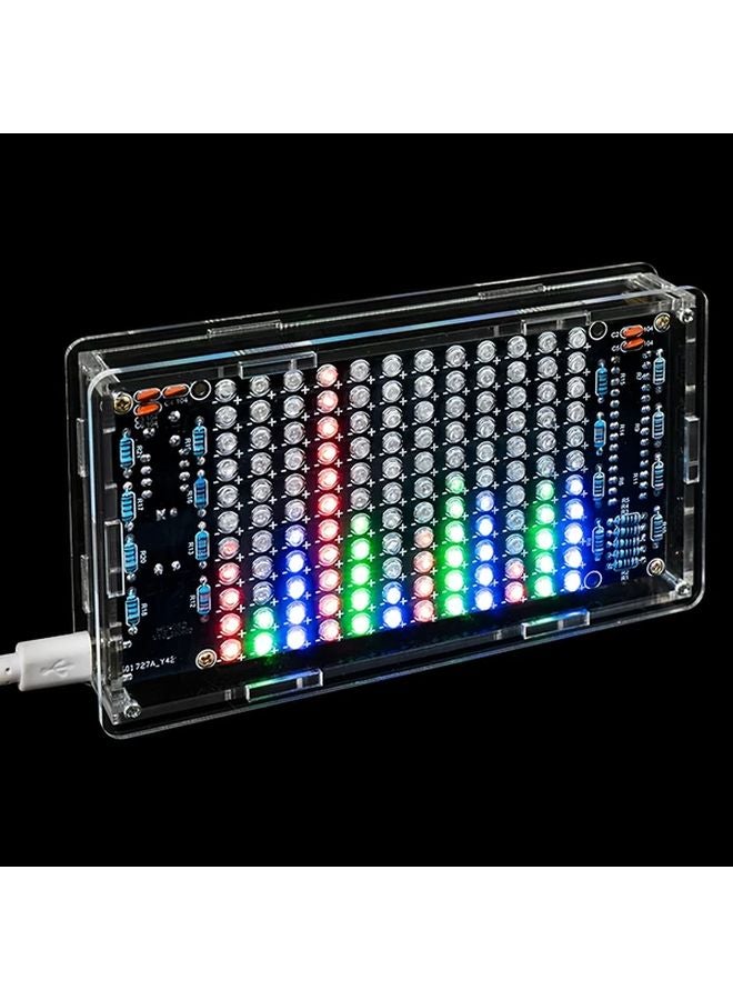 DIY Sound Control LED Music Electronic Kit USB Powered Audio Frequency Display PCB Soldering Project SET - Image 5