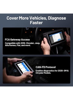 Topdon TOPDON ArtiDiag800 BT 2 Car Diagnostic Tool with all systems diagnosis, OBD2 scanner with 28 Maintenance Services:Oil Reset/EPB/SAS/TPMS/DPF,Wireless Diagnostic Scanner, AutoVIN, Free Lifetime Upgrade.  - Image 3