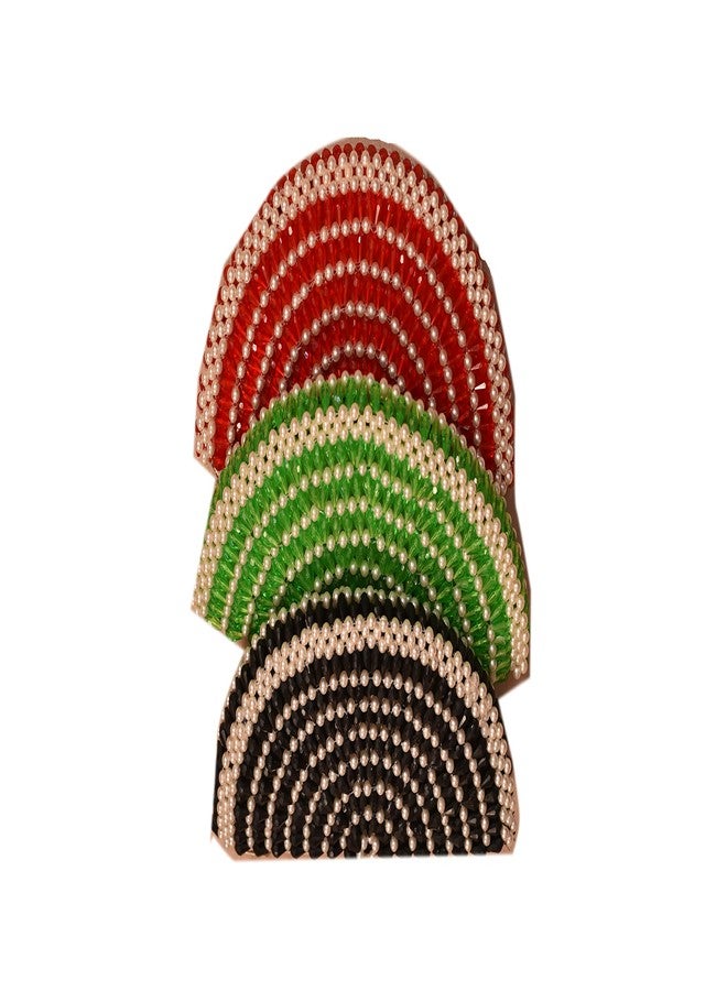 rdassociates Handmade Crystal Beads Clutch Bag Hand Clutch for Women | Black (Pack of 1) - Image 5