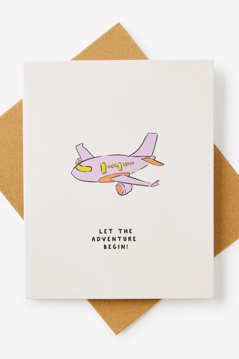 Typo Good Bye Card