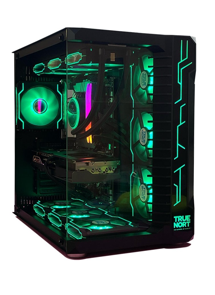 Truenort Super Phoenix  Gaming PC,  Ryzen 7-7900 X  Processor (CPU) | RTX 5070 Ti Graphics Card (GPU) | 32GB RAM Memory | 1TB SSD Storage | Windows 11 Pro | True Nort Gaming Case Black  - Image 1