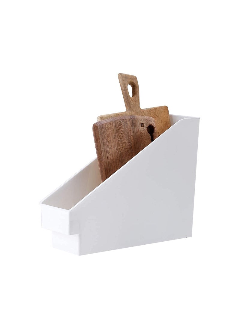 AIWANTO - 1-Piece Multifunctional Storage Inclined Box with Wheels - Image 1