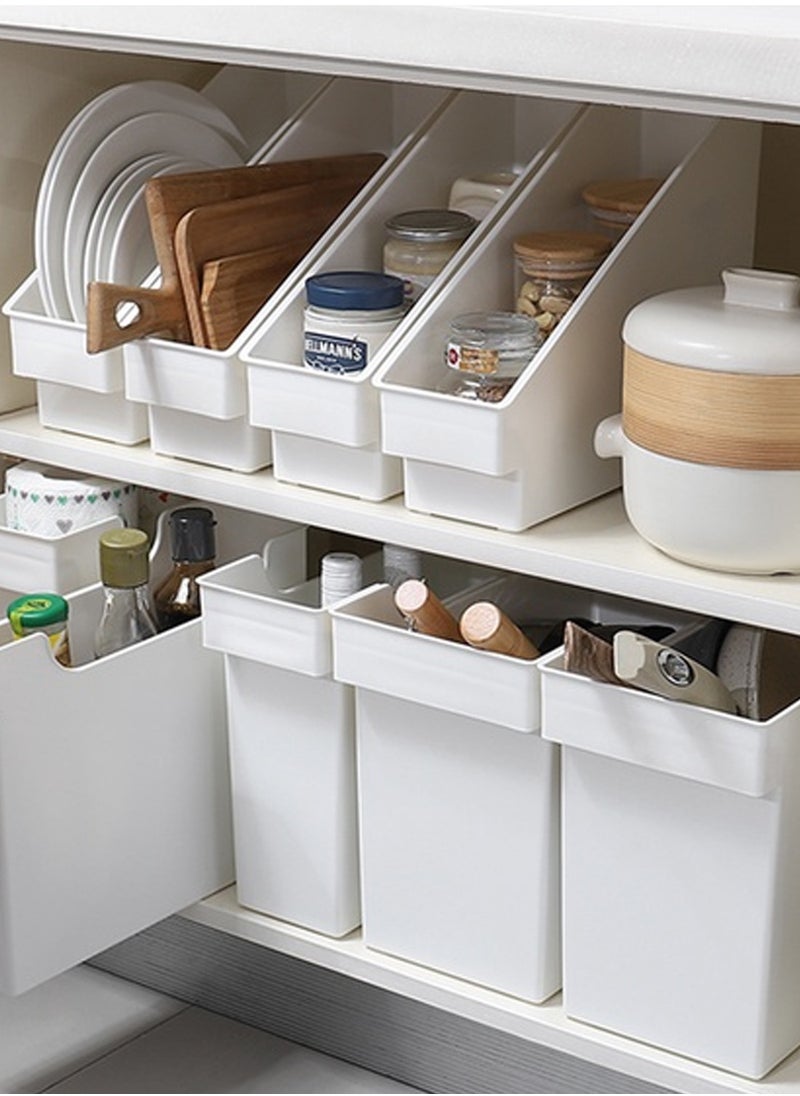 AIWANTO - 1-Piece Multifunctional Storage Inclined Box with Wheels - Image 1