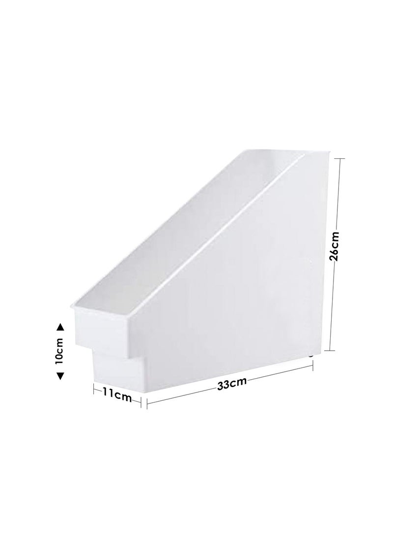 AIWANTO - 1-Piece Multifunctional Storage Inclined Box with Wheels - Image 1