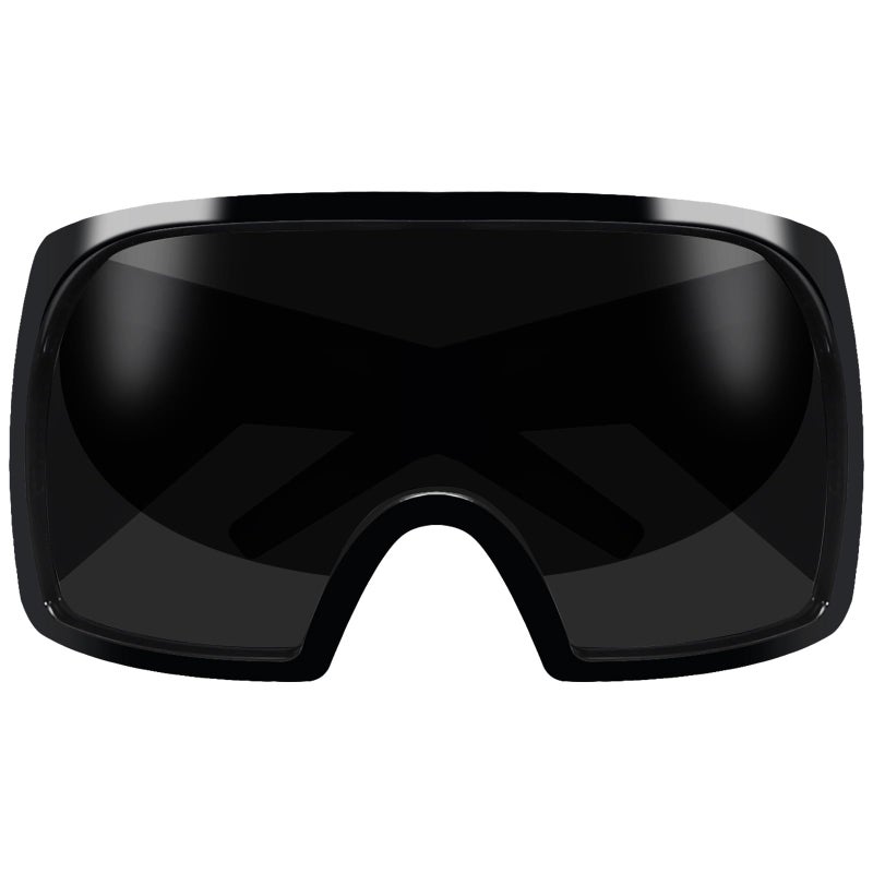 TYA Oversized Wrap Around Sunglasses for Women Men, Futuristic Rave Curved Lens Shades, Fashion Trendy Shield Sun Glasses - Image 1