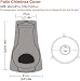 Groumh Outdoor Chimney Protective Cover Patio Furniture Covers Patio Chiminea Caps Protective Chiminea Covers Weather Resistant Fire Pit Heater Cover OxfordBlack Color - Image 2