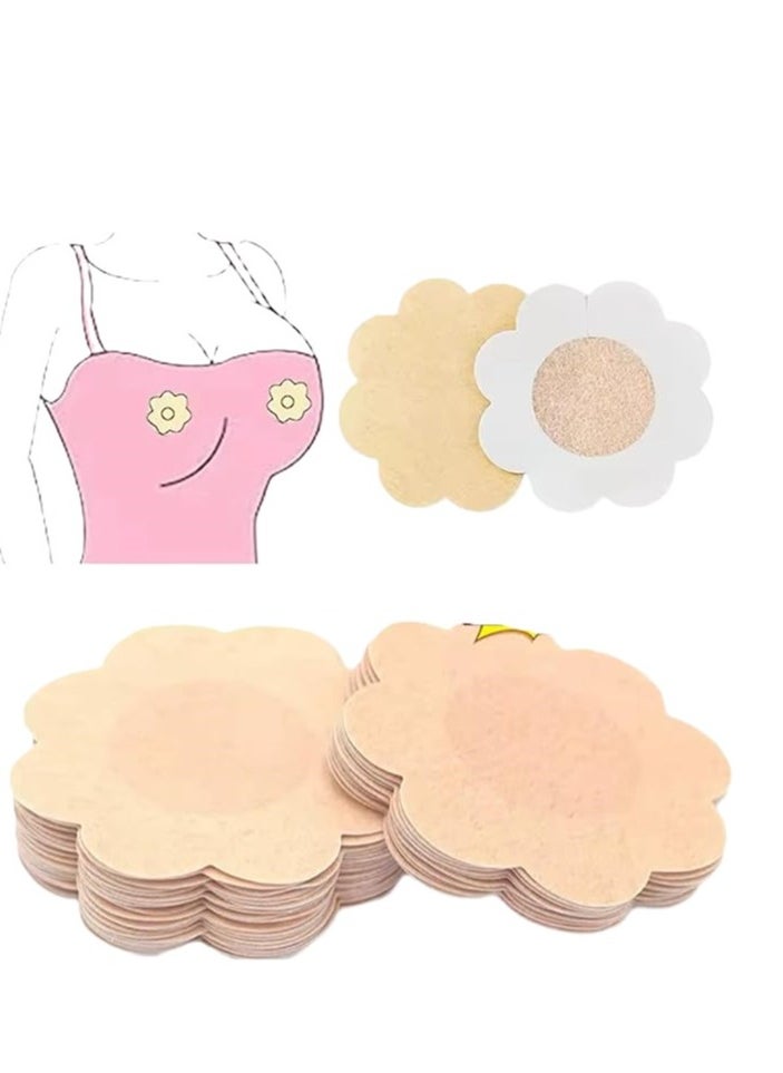 Generic 10pcs Disposable Nipple Covers, Seamless Breathable Self-Adhesivelnvisible Bra, Women's Lingerie  - Image 1