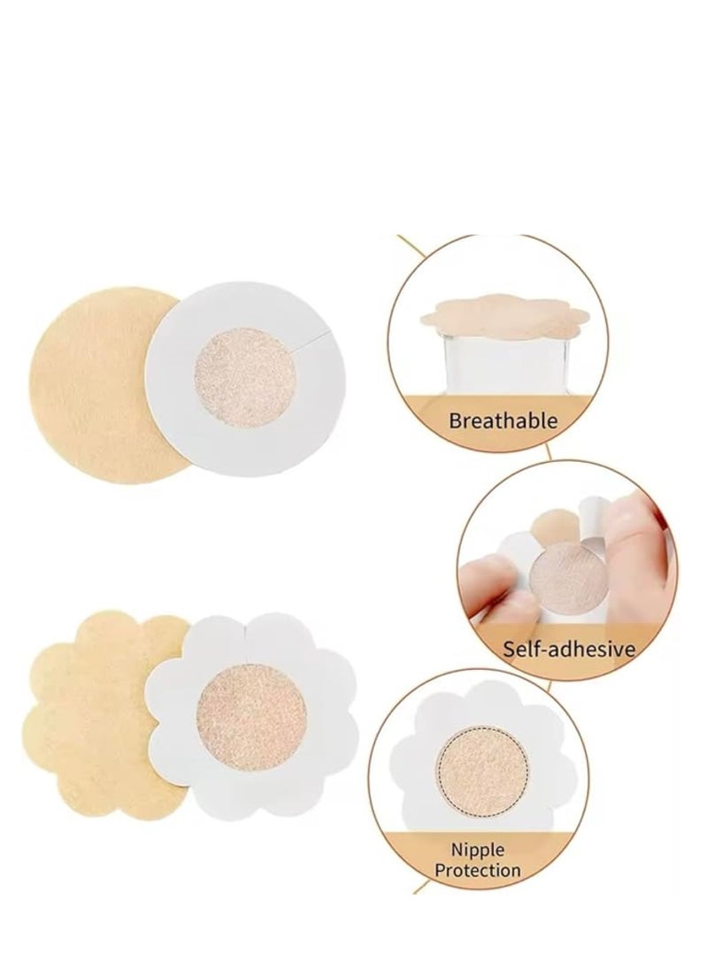 Generic 10pcs Disposable Nipple Covers, Seamless Breathable Self-Adhesivelnvisible Bra, Women's Lingerie  - Image 2