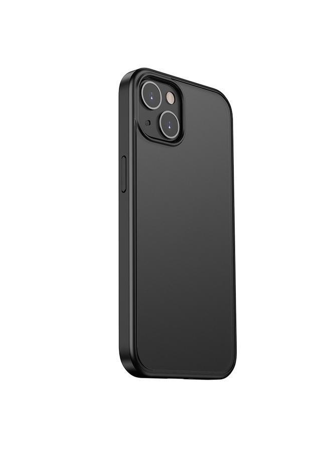 Zaboon Case For iPhone 13 mini Skin Feel Frosted PC + TPU Shockproof Case with Color Button - Image 2