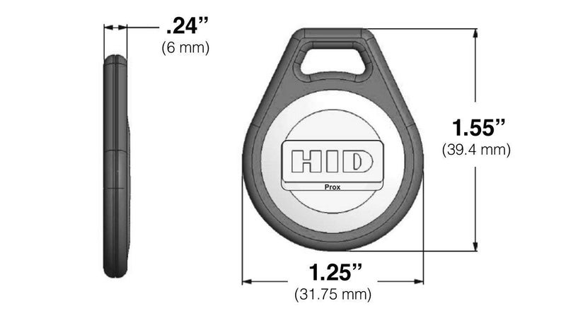 HID جهاز HID Corporation 1346 ProxKey III لبطاقة الوصول عن بُعد، 1-1/4" طول x 1-1/2" ارتفاع x 15/64" سمك (عبوة من 1) - Image 2