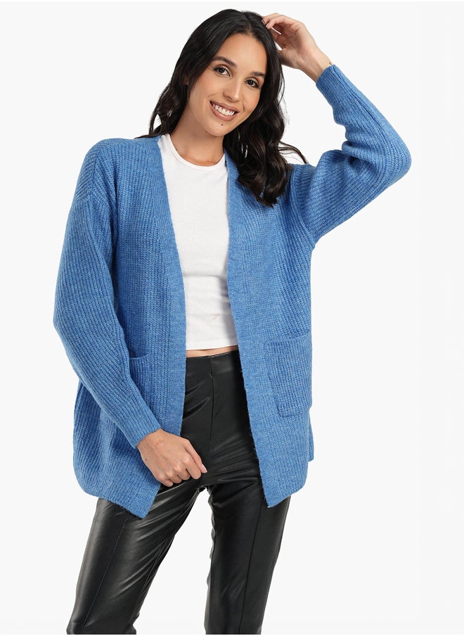 Clue Knitted Cardigan with Pockets  - Image 2